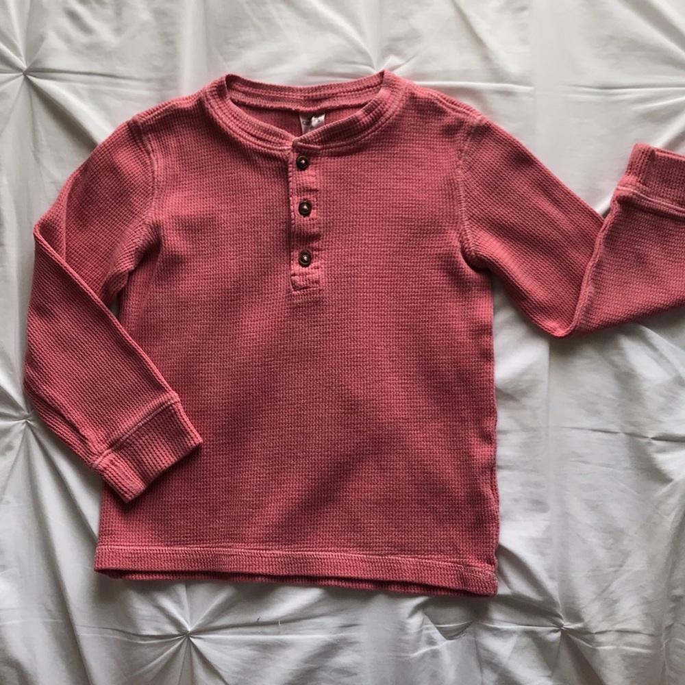 Salmon Colored Long Sleeve Tee